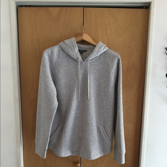 New Women’s Ralph Lauren Hoodie Large Gray L - Picture 1 of 4